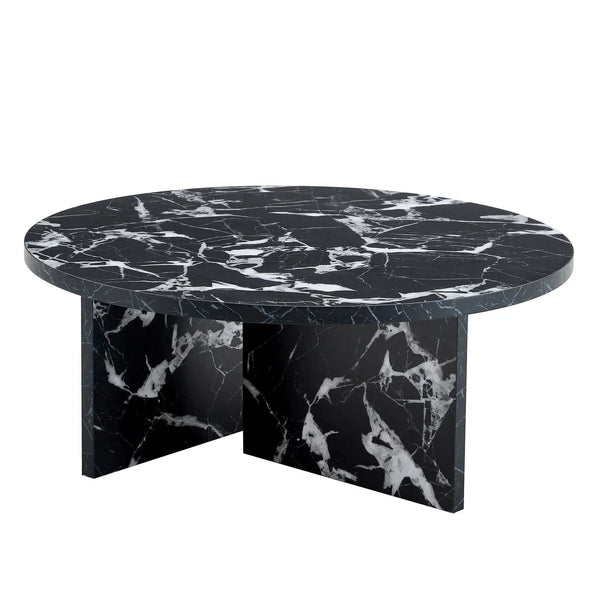 Versatile Round Coffee Table For Various Interior Styles