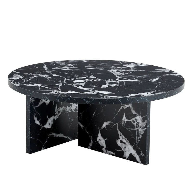 Versatile Round Coffee Table For Various Interior Styles by Unique Piece Furniture