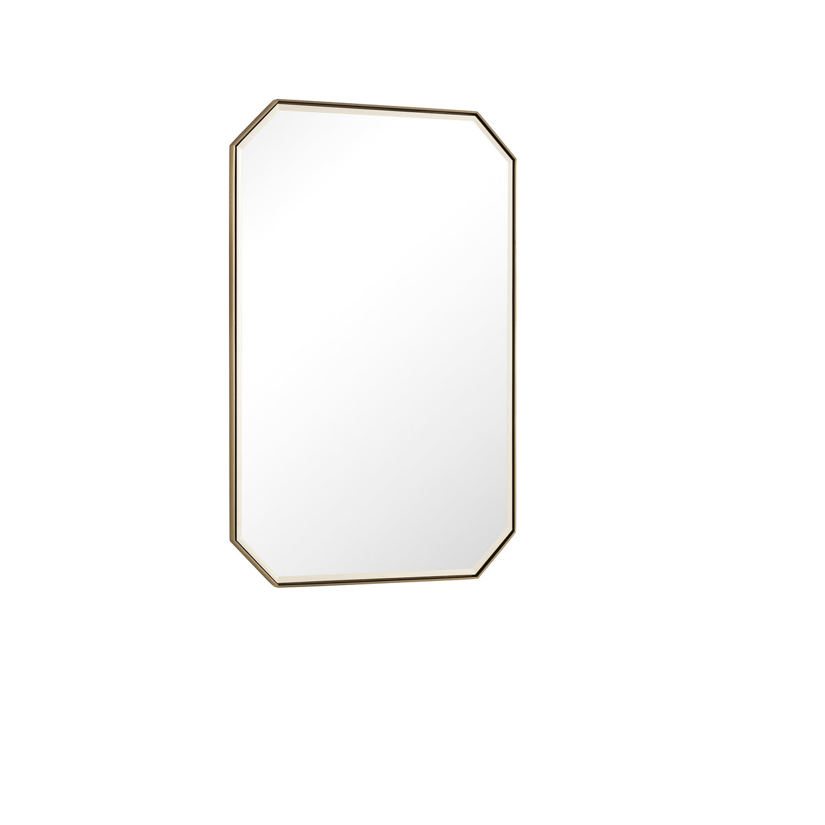 James Martin Rohe 24" Mirror, Champagne Brass, view 4