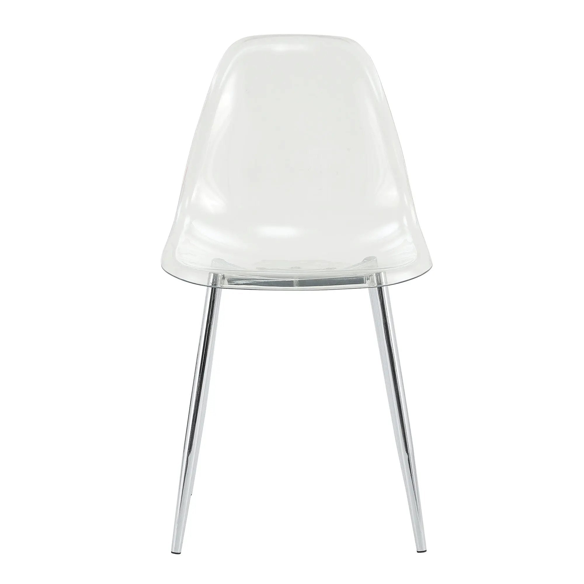 Modern Minimalist Transparent Dining Chair - 6-Piece Set by HouseOfZazla