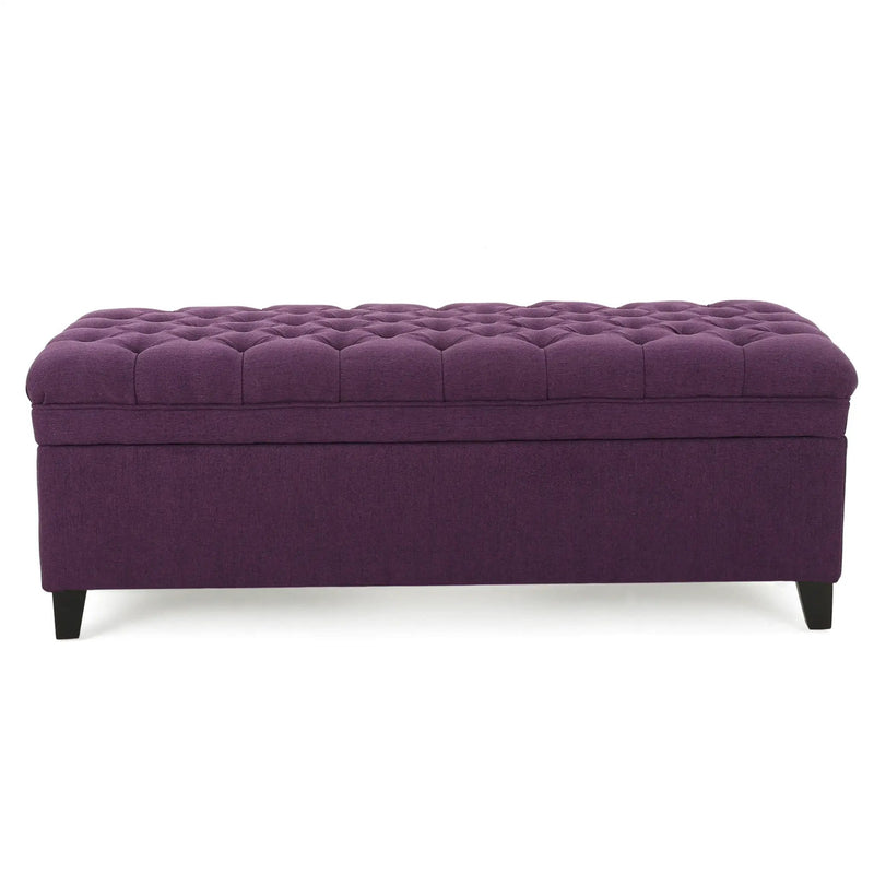 Juliana Storage Ottoman With Birch Legs by HouseOfZazla
