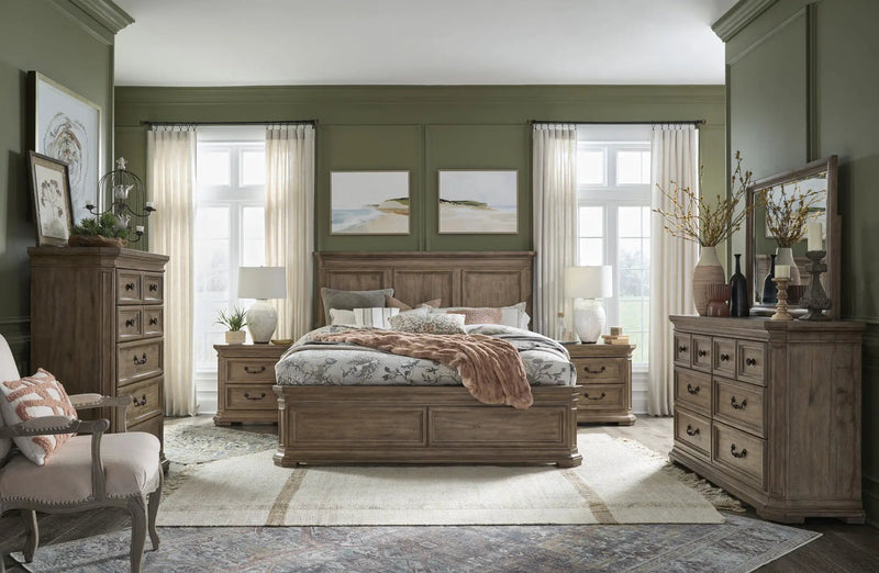 Adler Court - Drawer Nightstand - Florentine Walnut by Unique Piece Furniture