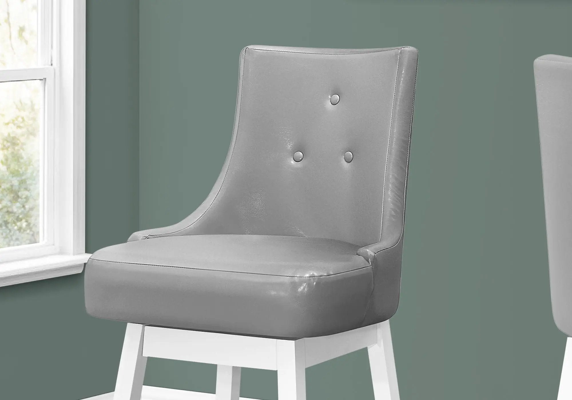 Swivel Stool Bar Height, Transitional (Set of 2) by HouseOfZazla