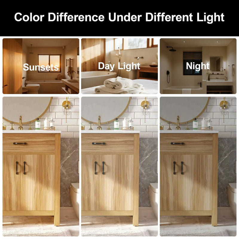30" Wood Bathroom Vanity with Solid Wood Frame by HouseOfZazla