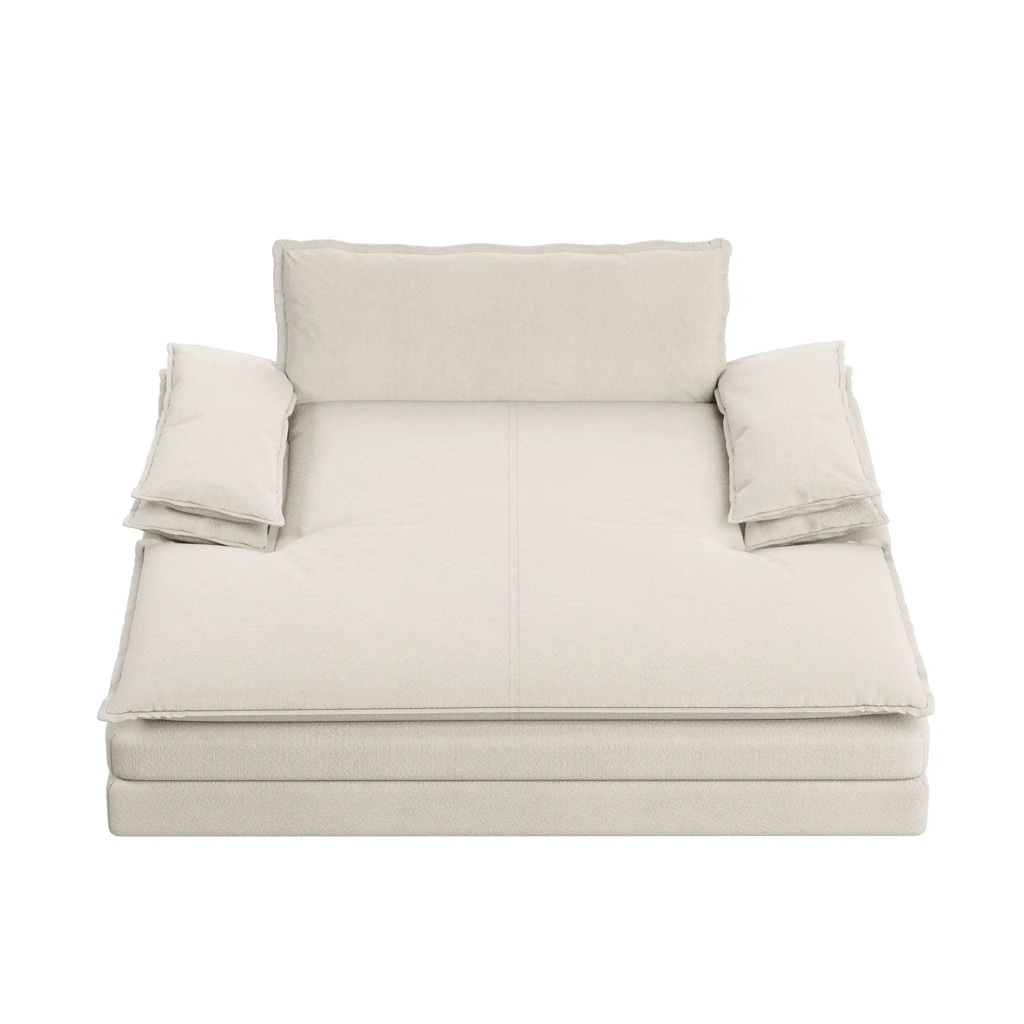 Modern Oversized Double Chaise Lounge Chair
