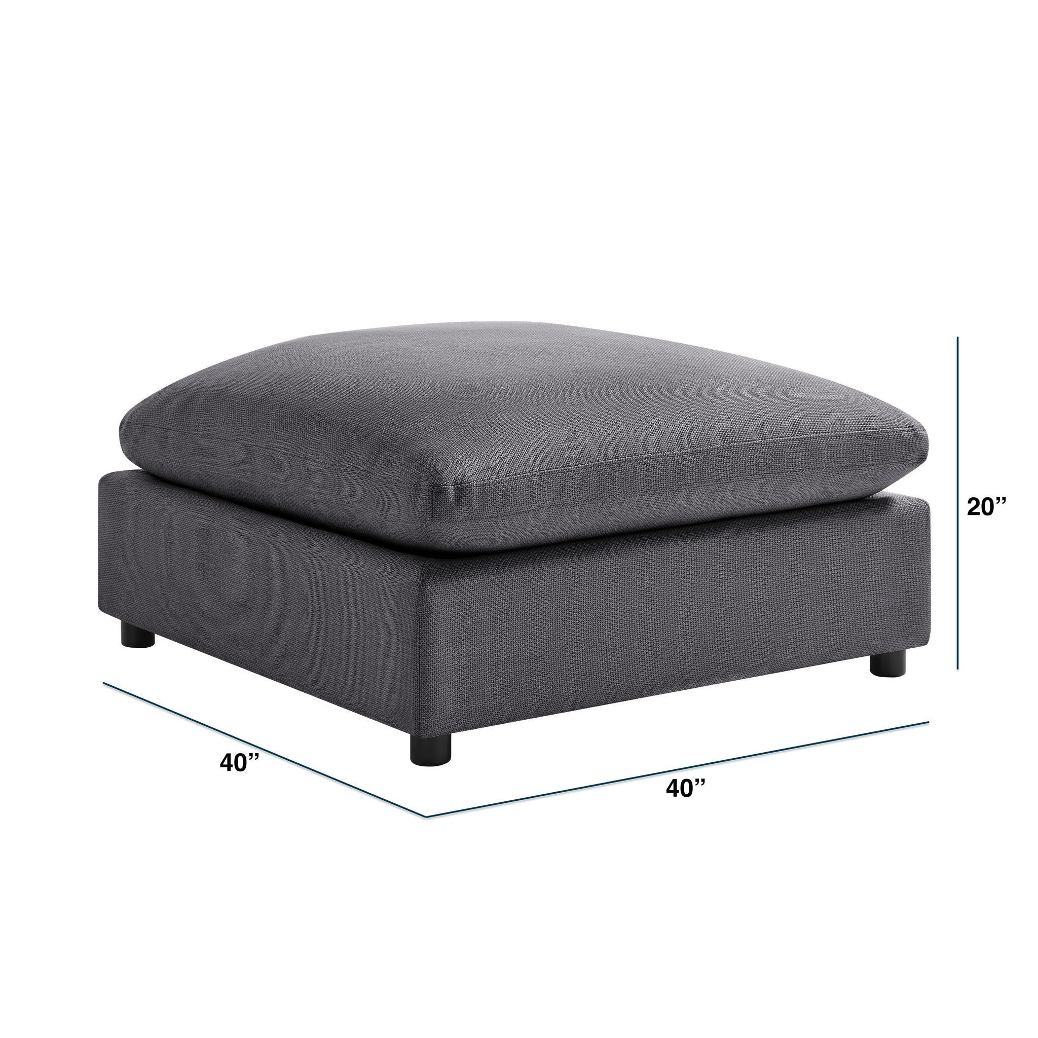 Cassandra - Sofa With Ottoman by HouseOfZazla