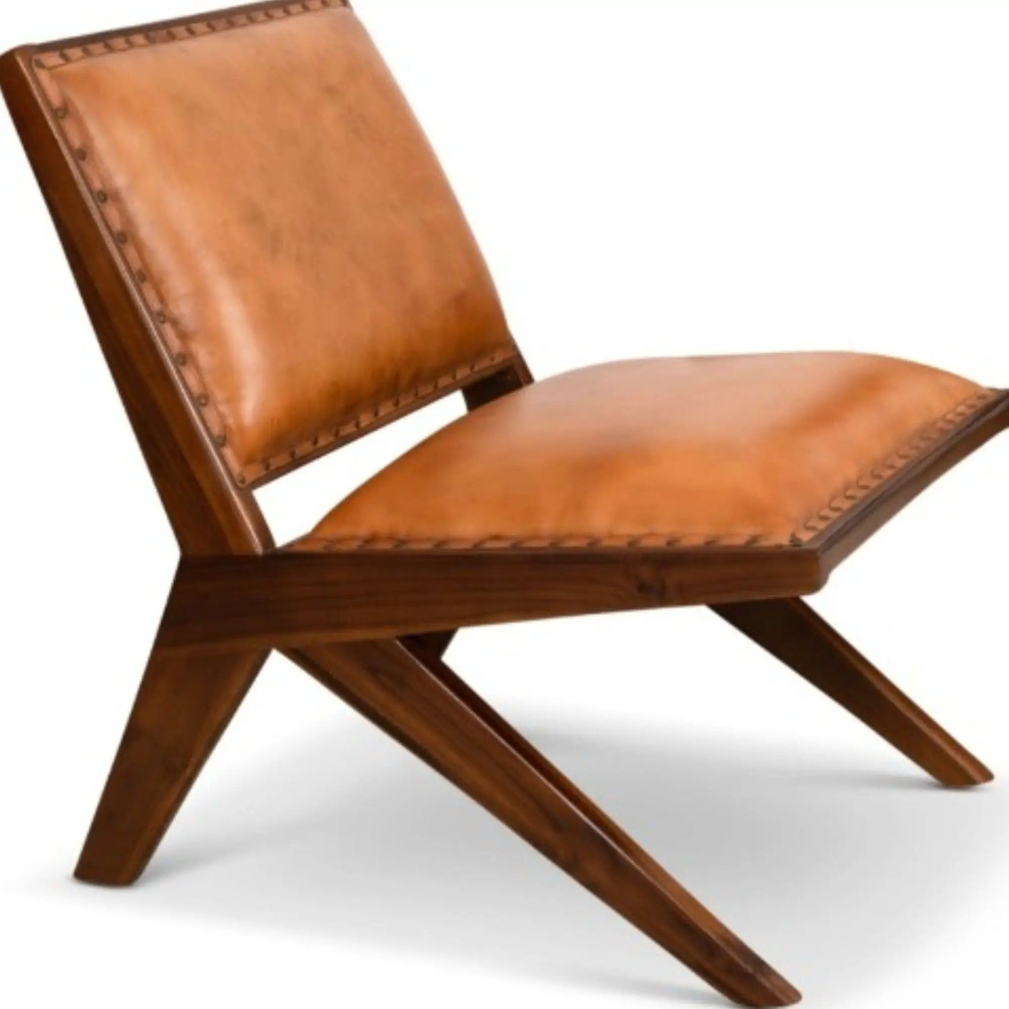 Colin - Lounge Chair - Brown / Tan by HouseOfZazla