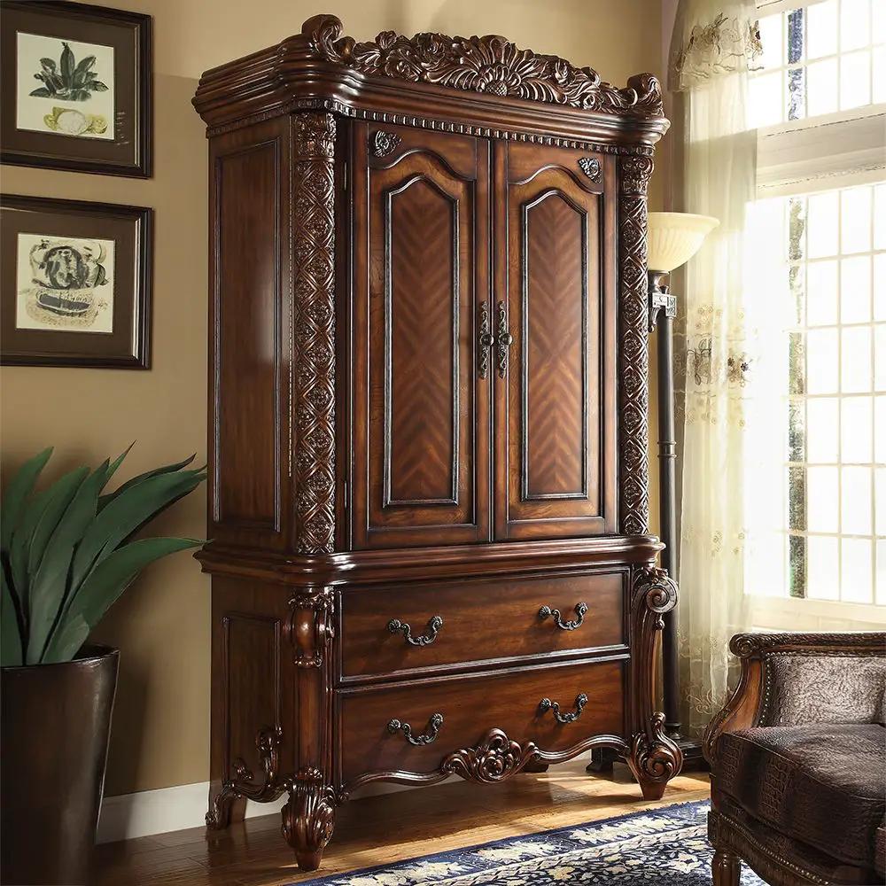 Vendome - Wardrobe/TV Armoire - Cherry by Unique Piece Furniture
