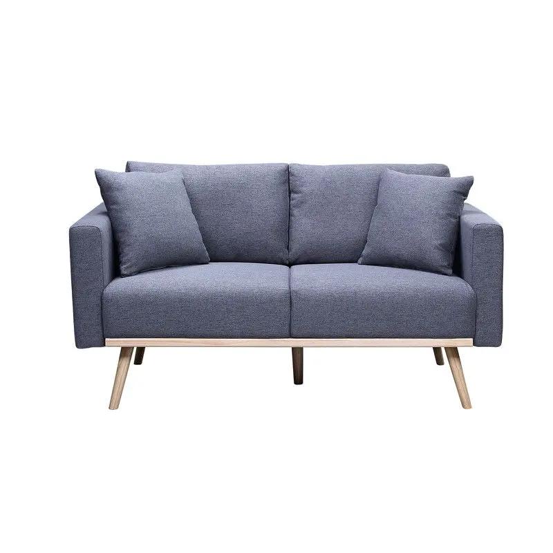 Easton - Fabric Loveseat With USB Charging Ports Pockets And Pillows by Unique Piece Furniture