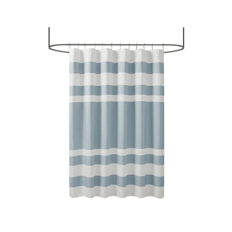 Shower Curtain with 3M Treatment Blue 72x72 by HouseOfZazla