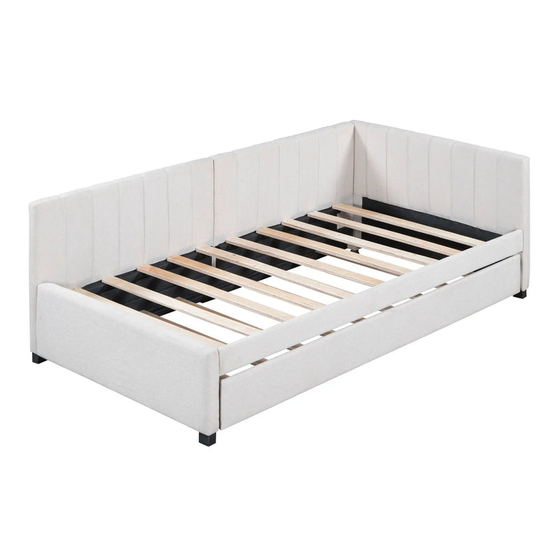 Upholstered Daybed, Sofa Bed Frame, No Box Spring Needed by HouseOfZazla