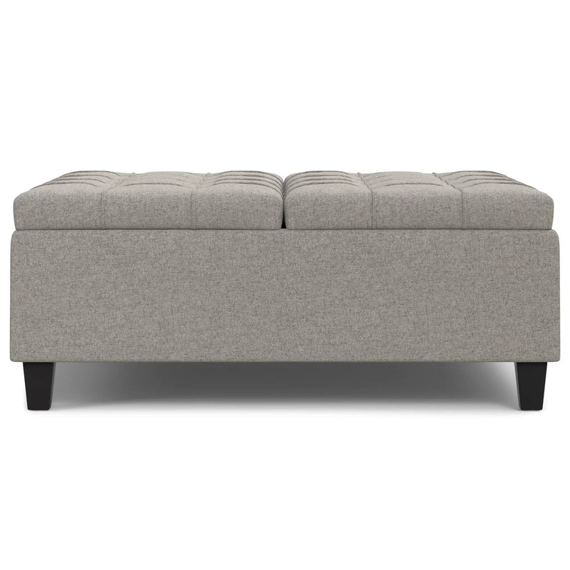Harrison - Upholstered Coffee Table Storage Ottoman by Unique Piece Furniture