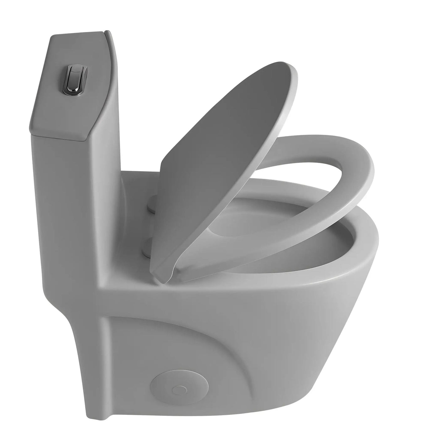 1 Piece Toilet With Tornado Flush, Dual Flush, And ADA Height Comfort Chair by HouseOfZazla