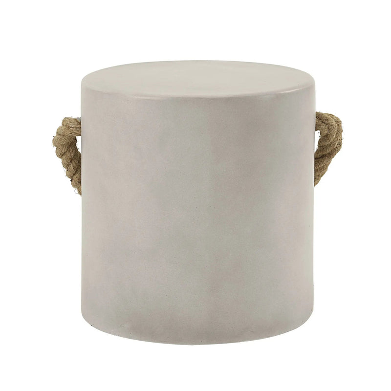 Gene - Fiber Concrete Accent Table - Gray by Unique Piece Furniture