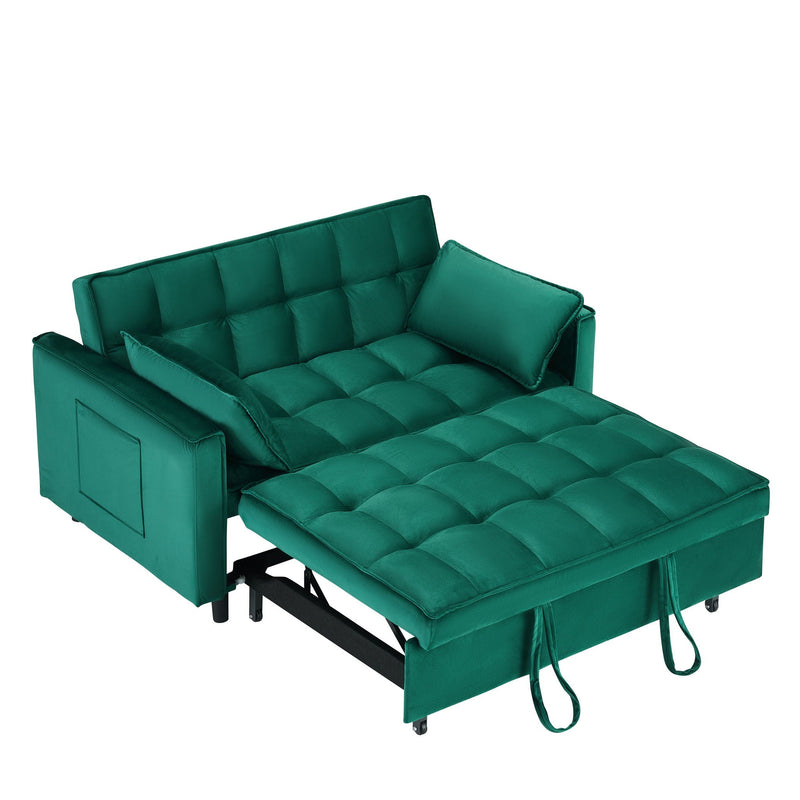 Sofa Bed With Pockets, 3 In 1 Convertible For Living Room by HouseOfZazla