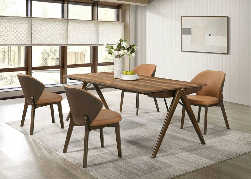 Randolph 5-piece Rectangular Dining Table Sheesham and Brown by Unique Piece Furniture