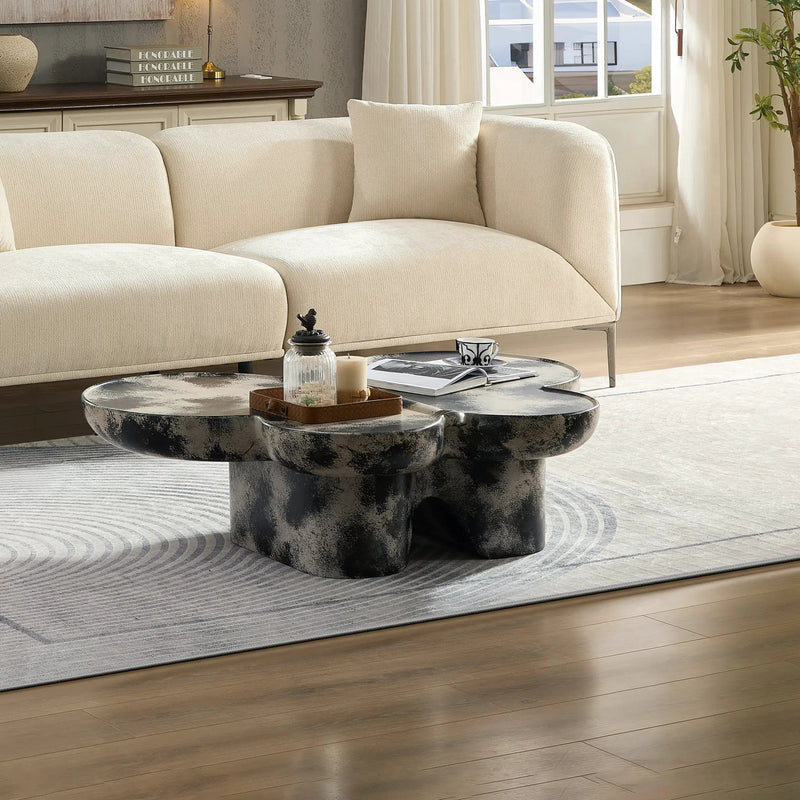 Butterfly Design Style Coffee Table – Imitation by HouseOfZazla