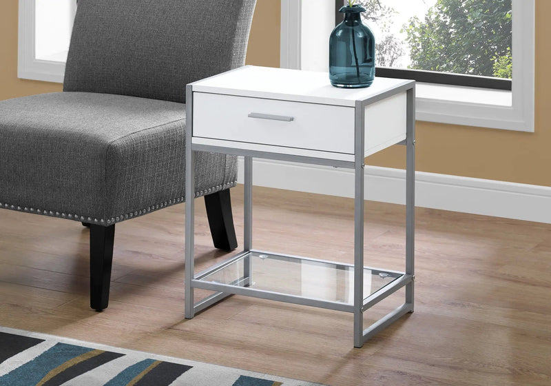 Versatile Accent Side Table with Storage Drawer by HouseOfZazla