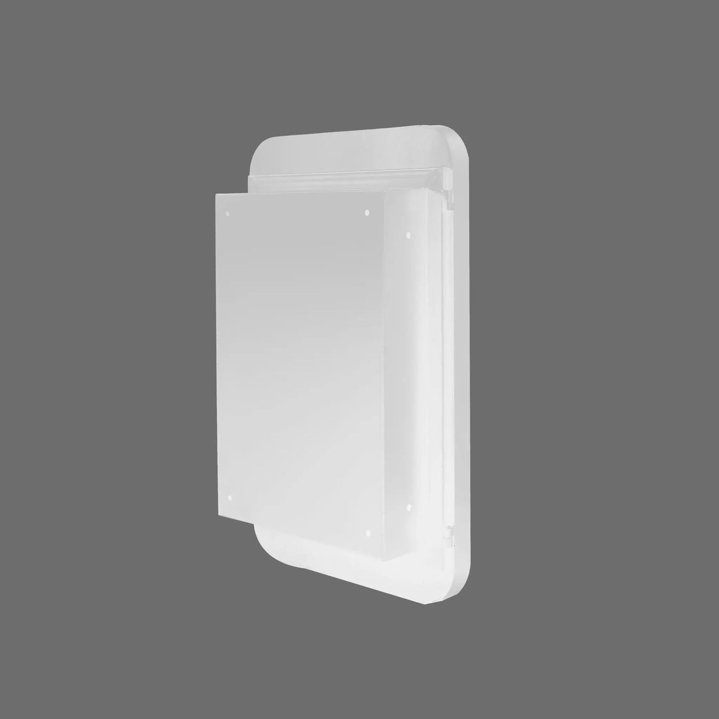 Recessed Metal Framed Medicine Cabinet With Mirror And Adjustable Shelves Wall Mirror With Storage For Bathroom by Unique Piece Furniture