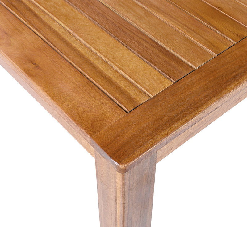 TOPMAX Patio 5pcs Wooden Dining Table Set by HouseOfZazla