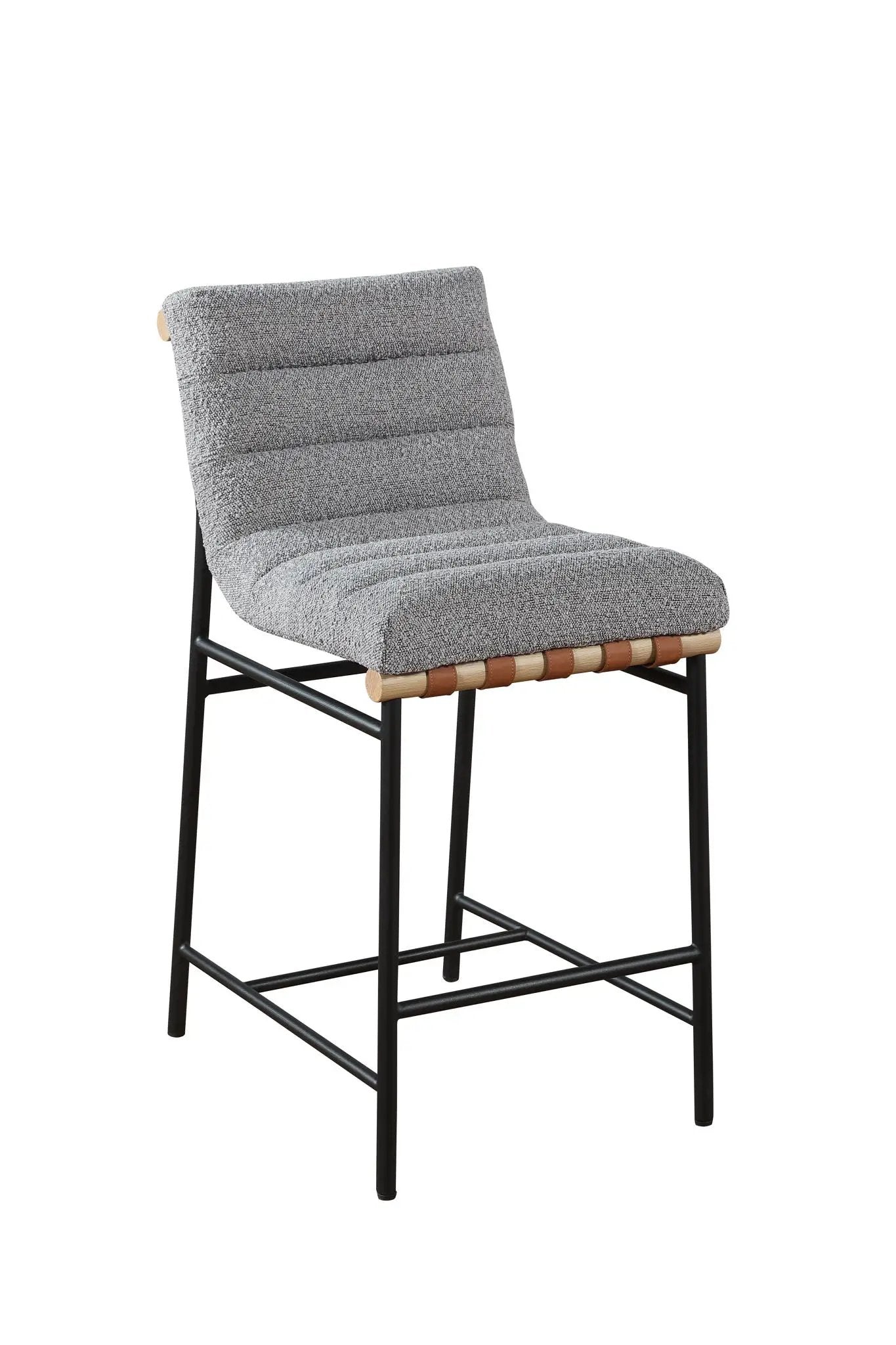 Lahni - 17" Boucle Fabric Counter Height Chair by Unique Piece Furniture