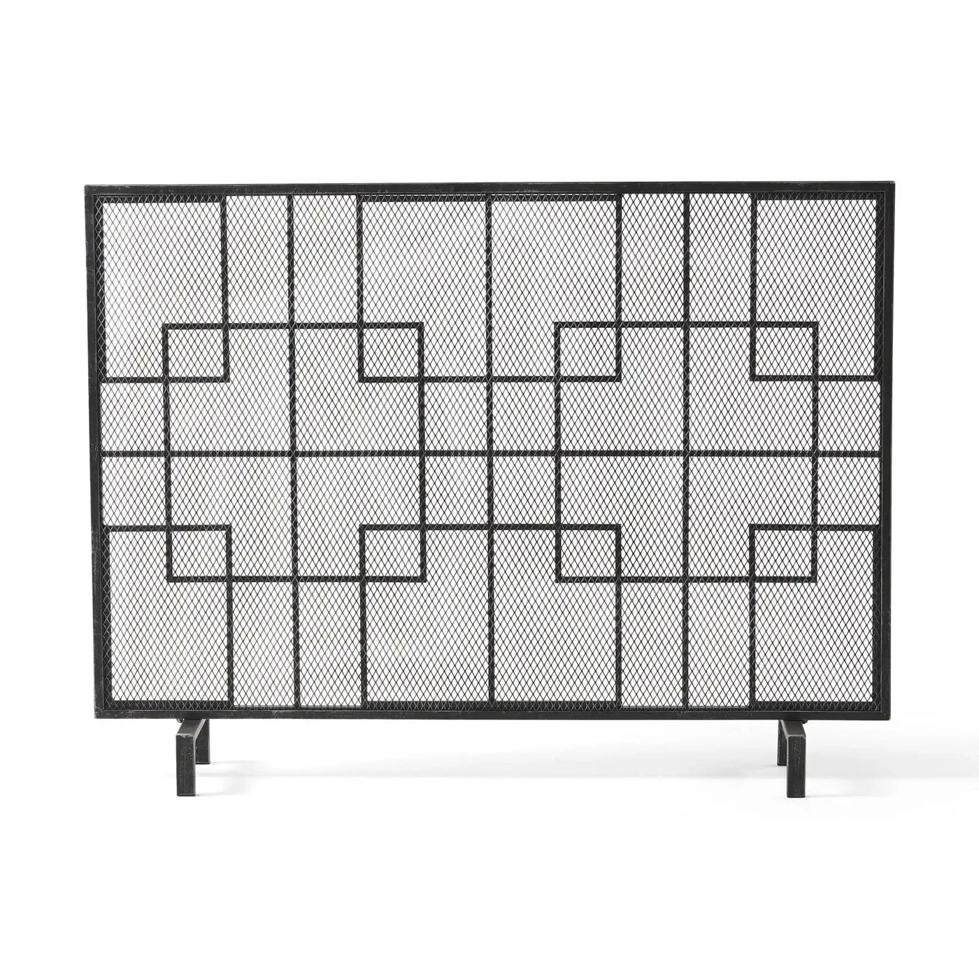 Dorothy Modern Single Panel Iron Fire Screen by HouseOfZazla