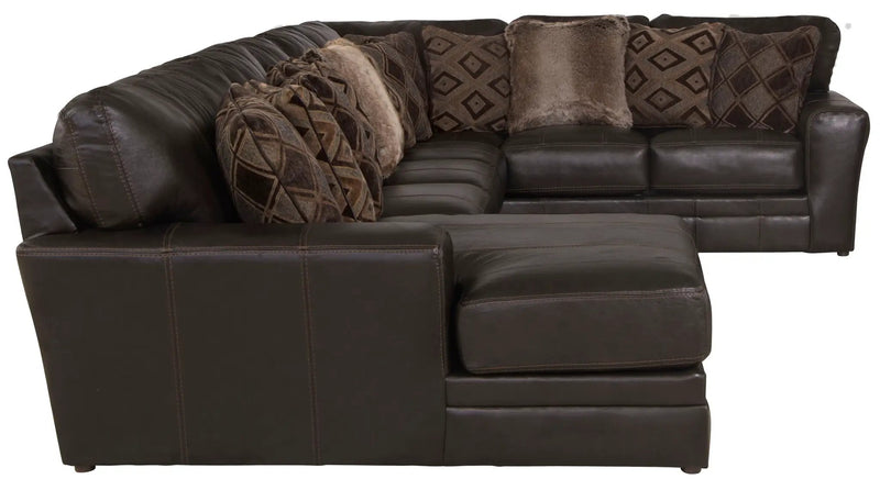 Denali - Italian Leather Match Sectional by Unique Piece Furniture