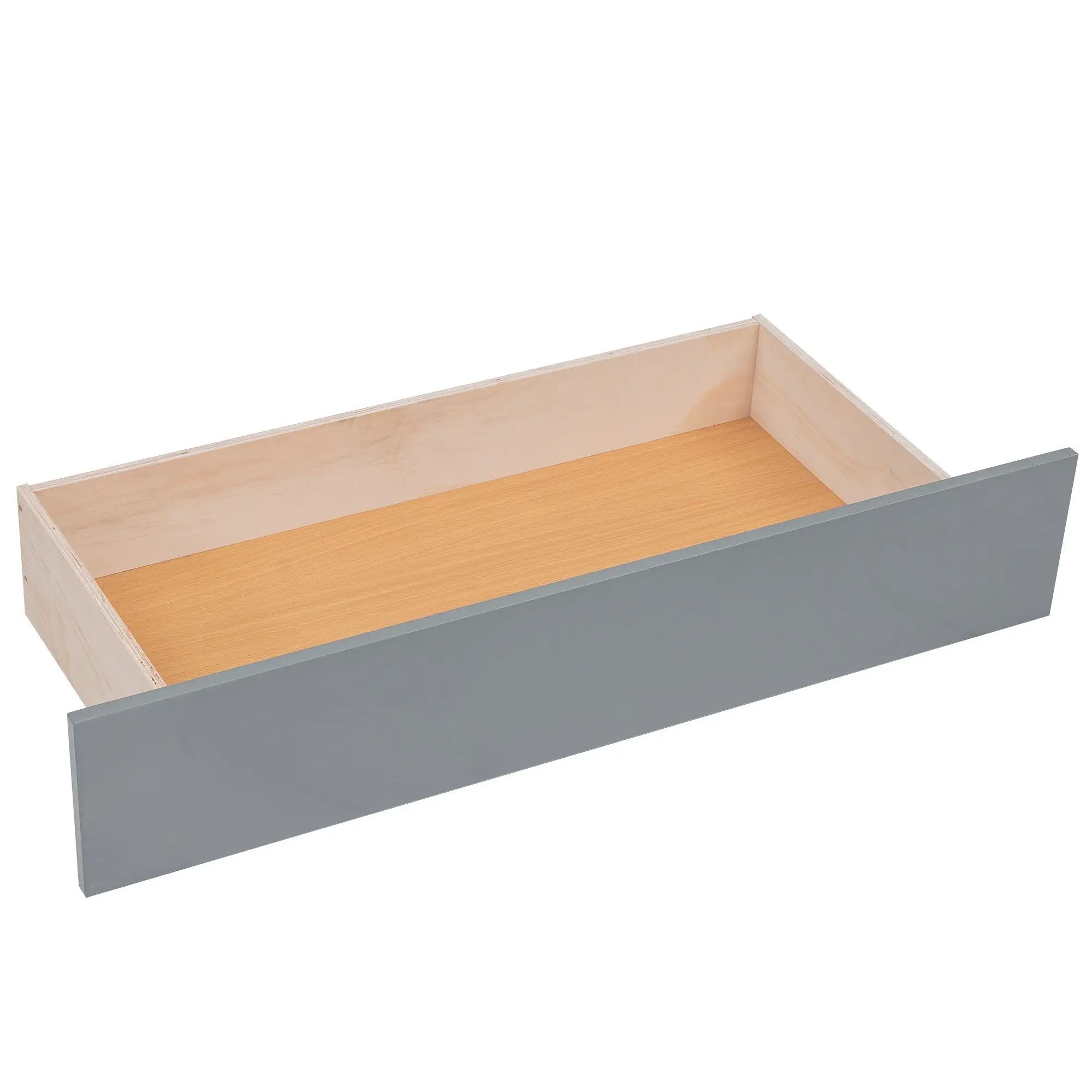 Storage Platform Bed With LED Lights, 2 Drawers And Trundle