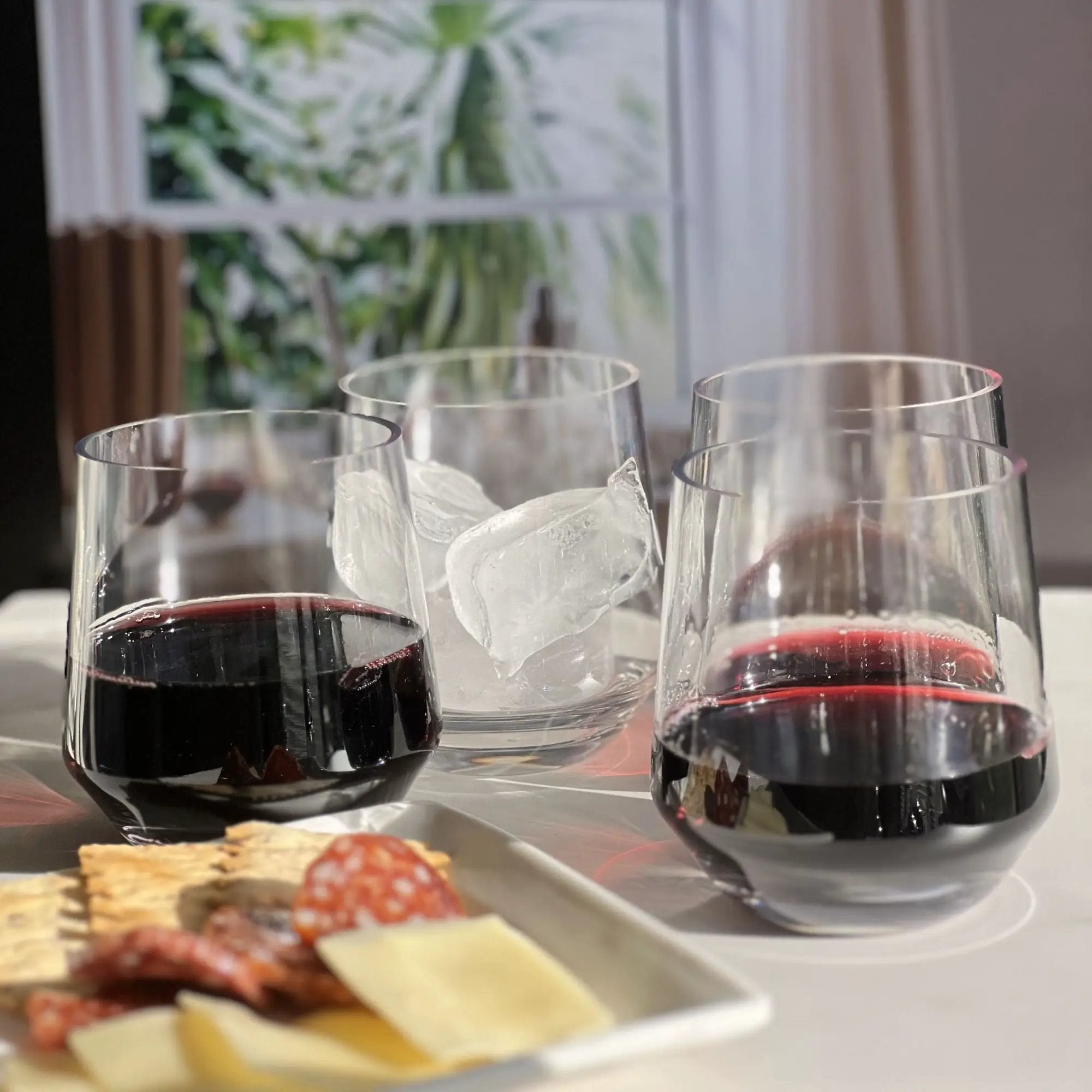 Leadingware Unbreakable Tritan Wine Glass (Set of 4), Bpa Free, 12Oz - Clear by HouseOfZazla