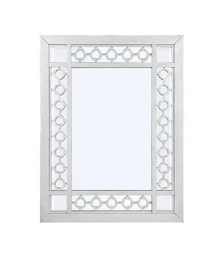 Varian - Mirror - Mirrored & Antique Platinum by Unique Piece Furniture
