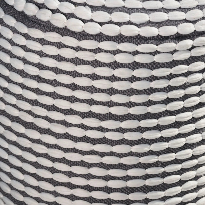 River - Handcrafted Cylindrical Pouf Water Resistant Fabric by Unique Piece Furniture