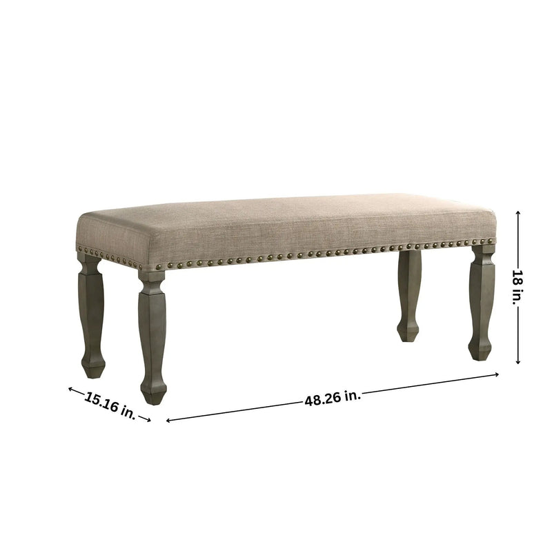 Breda Antique Bench by HouseOfZazla
