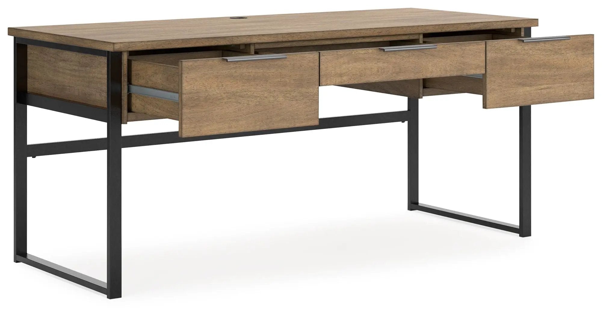 Montia - Home Office Desk, Desk Chair, Bookcase - Light Brown by Unique Piece Furniture