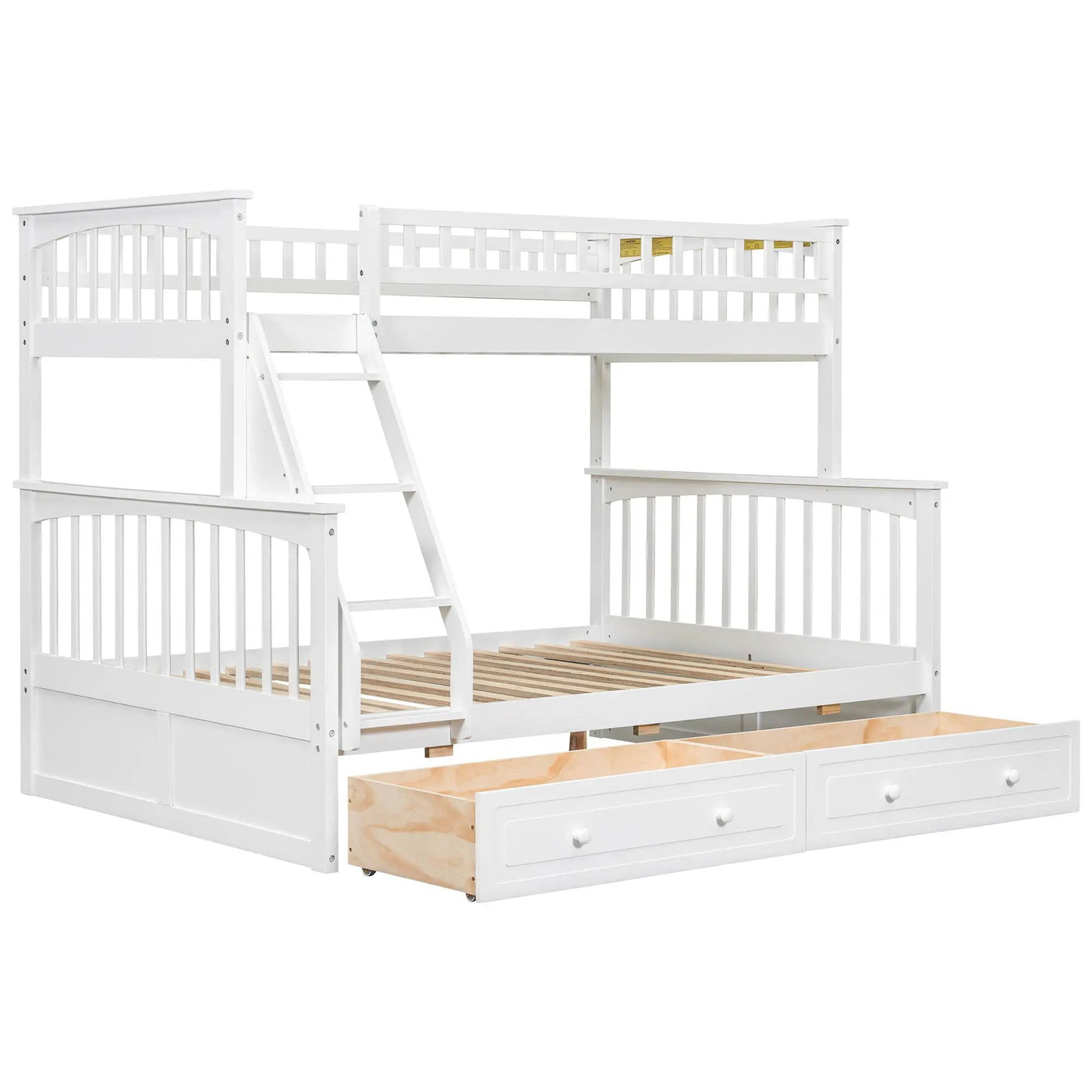 Bunk Bed With Drawers, Convertible Storage Bed by HouseOfZazla
