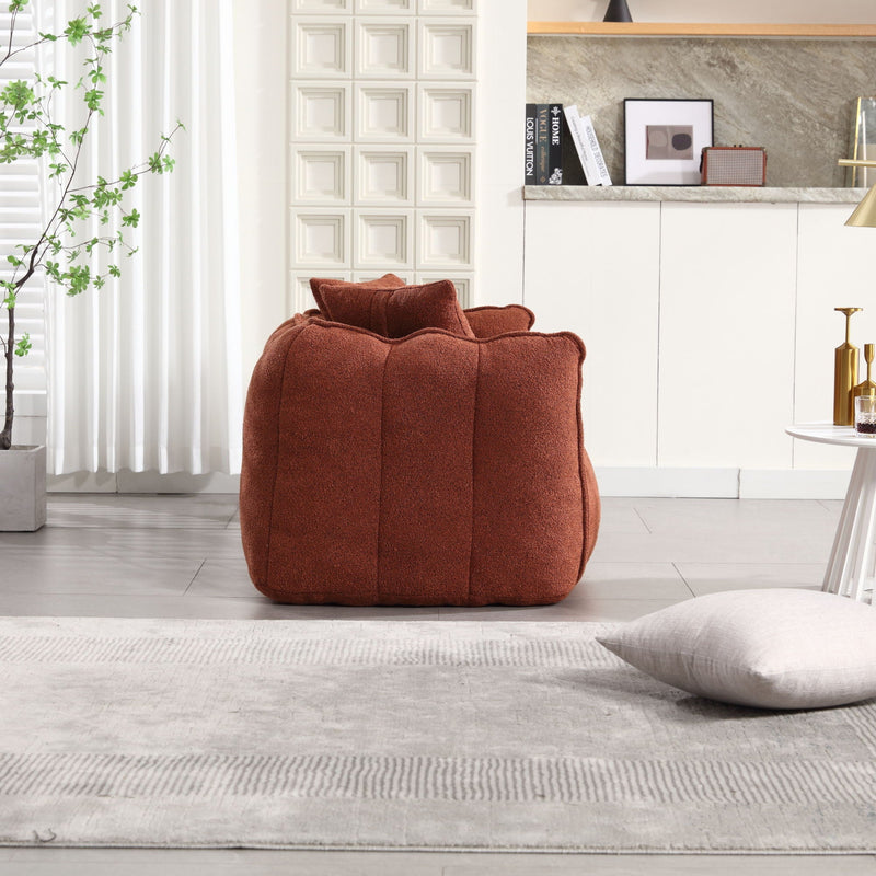 Cozy Beanbag Chair With High Resilience Foam Core For 2 by HouseOfZazla