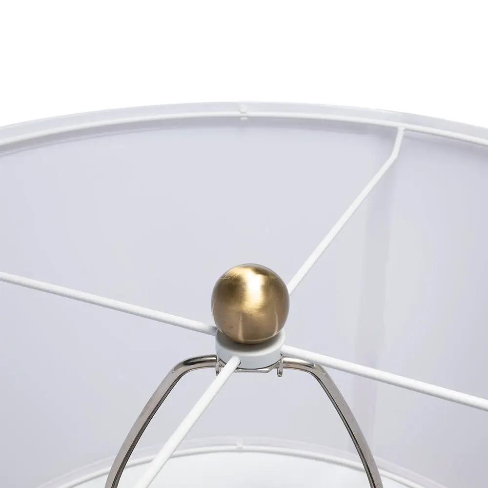 Geode-Inspired Gold Aluminum Table Lamp by HouseOfZazla