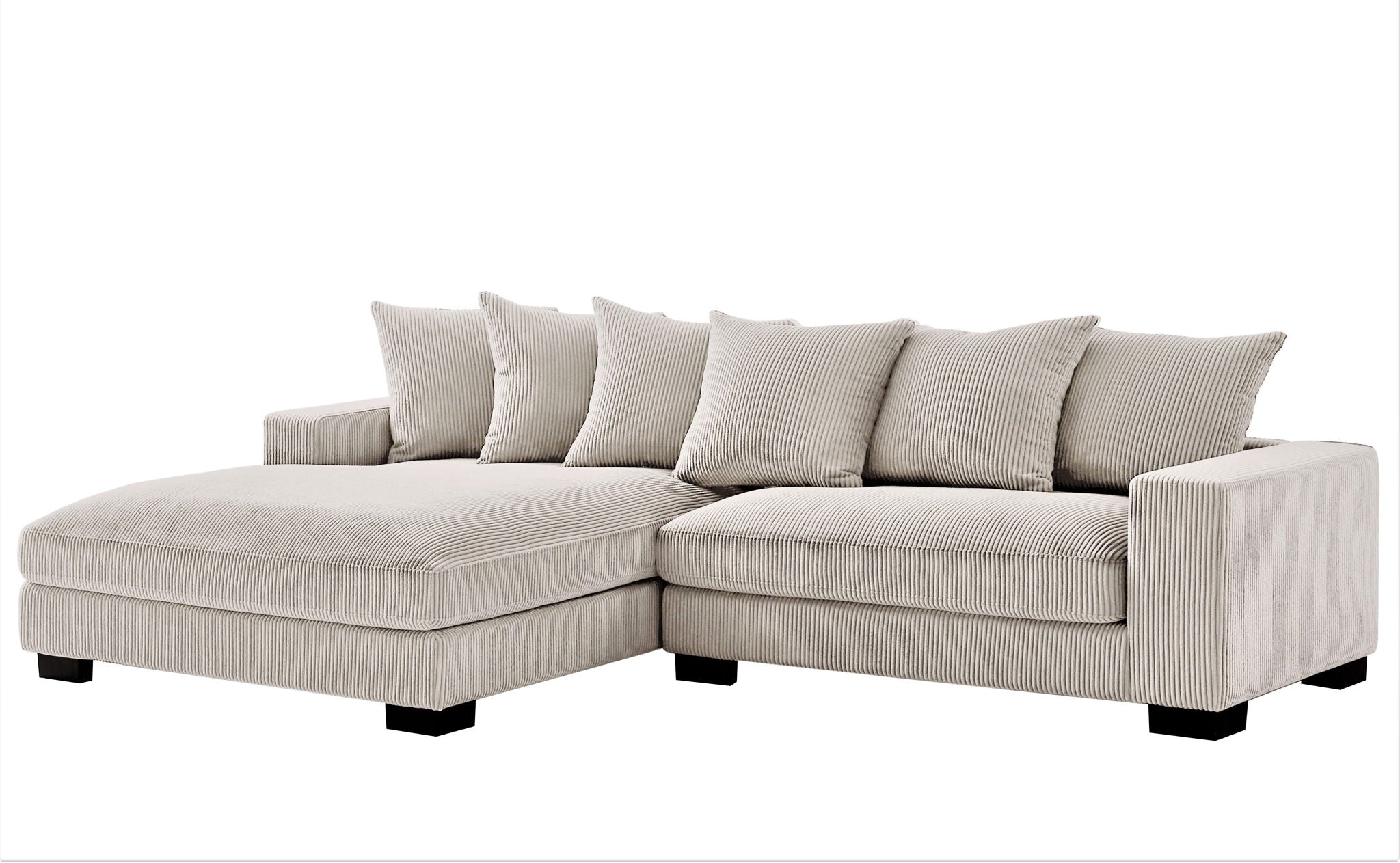 Luxe - Oversized 2 Piece Sectional Couches For Living Room, L Shaped Sofa With Chaise by HouseOfZazla