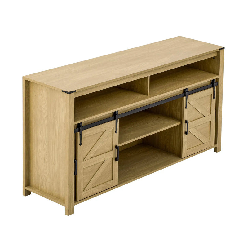 U_STYLE 59.3'' Sideboard with Sliding Barn Door by HouseOfZazla