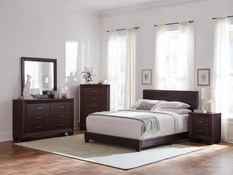 Dorian 5-piece Full Bedroom Set Dark Cocoa by Unique Piece Furniture