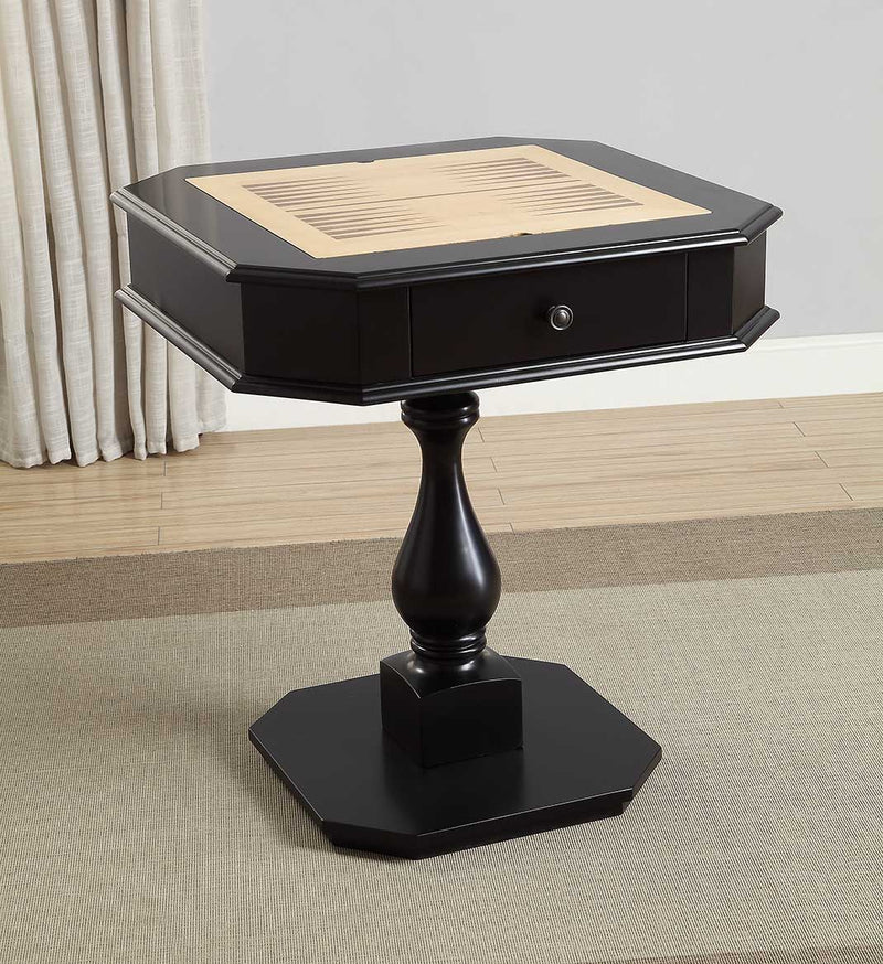 Bishop - Reversible Chess Checker Game Table With Game Tray (Chess Fingures Not Included) by HouseOfZazla