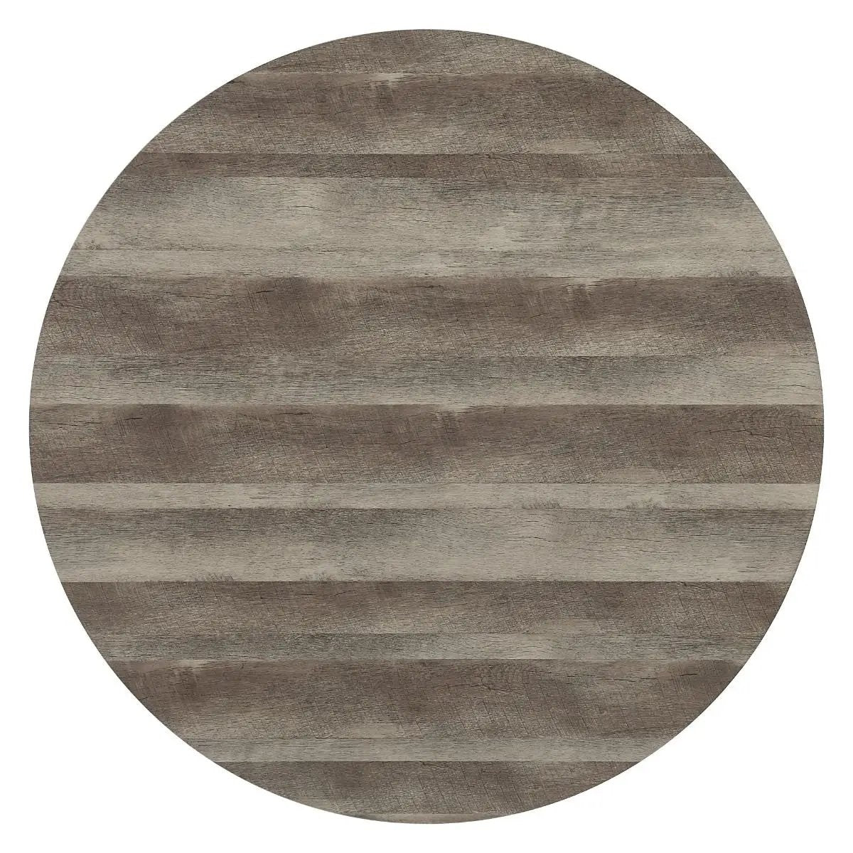 Zudora - Round Dining Table - Antique Oak & Black by Unique Piece Furniture