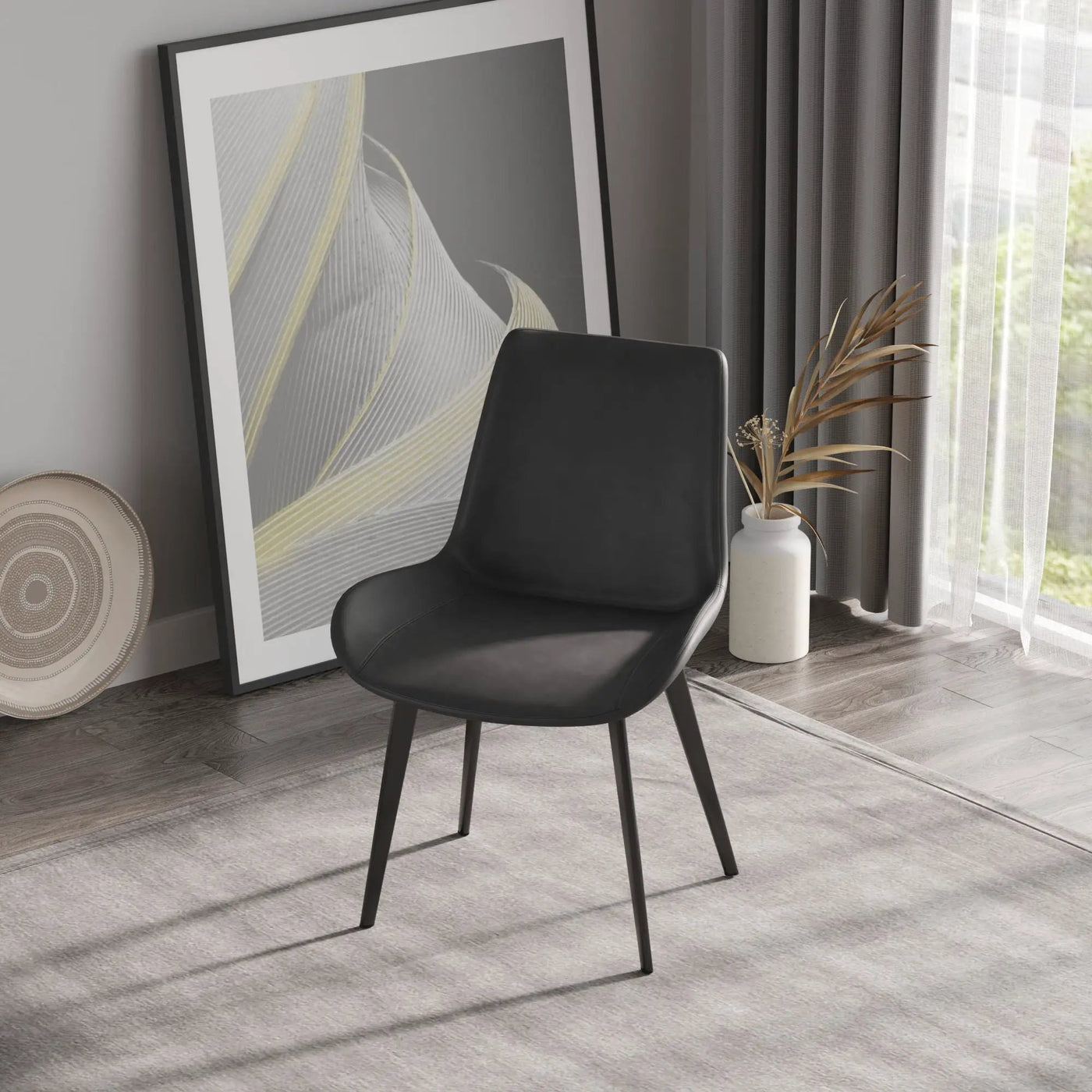 Modern Dining Chair Living Room Metal Leg Dining Chair (Set of 2) by HouseOfZazla