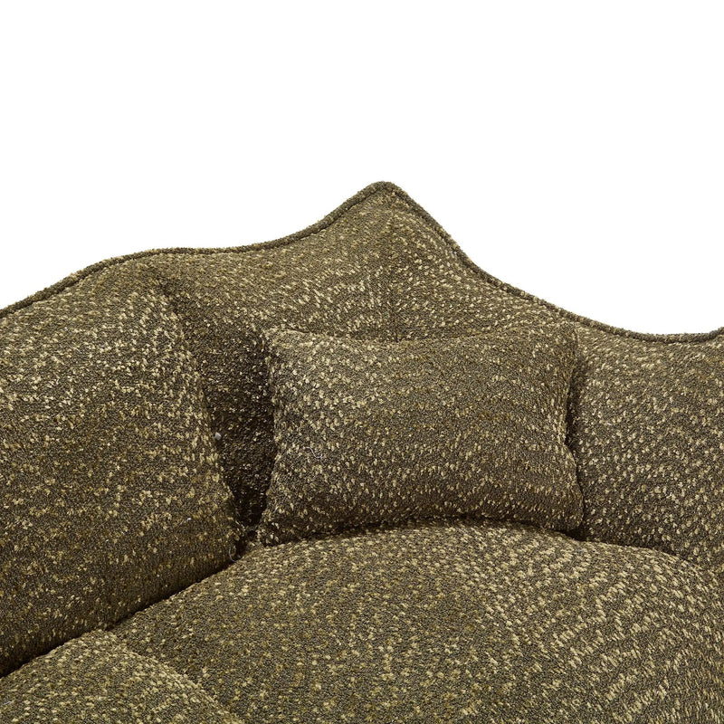 Comfortable Dual Beanbag Chair With High Resilience Foam Core For 2 People by HouseOfZazla