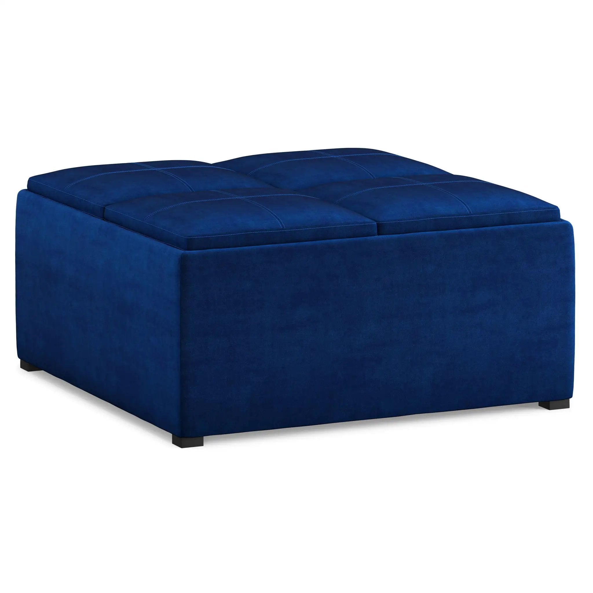 Avalon - Square Coffee Table, Storage Ottoman by HouseOfZazla