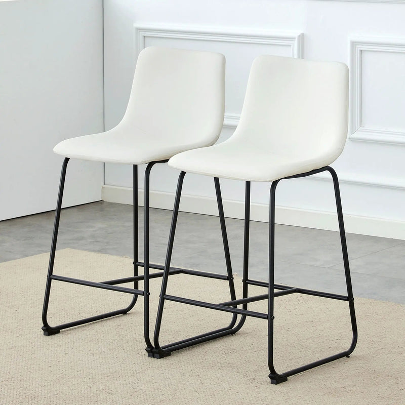 Retro Bar Chairs, Comfortable Stools (Set of 2) by HouseOfZazla