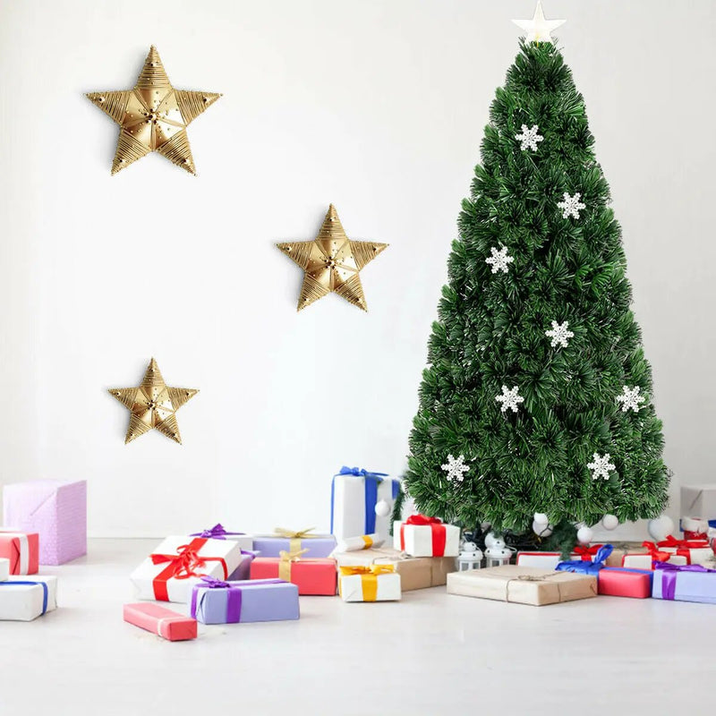 LED Optic Artificial Christmas Tree with Snowflakes by DirectDeals
