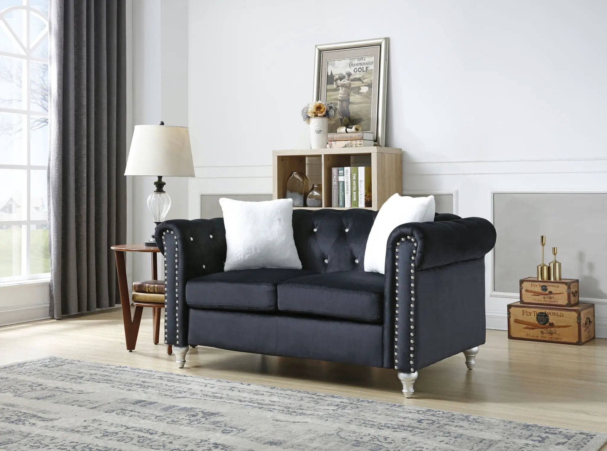 Stylish Contemporary Loveseat by Unique Piece Furniture