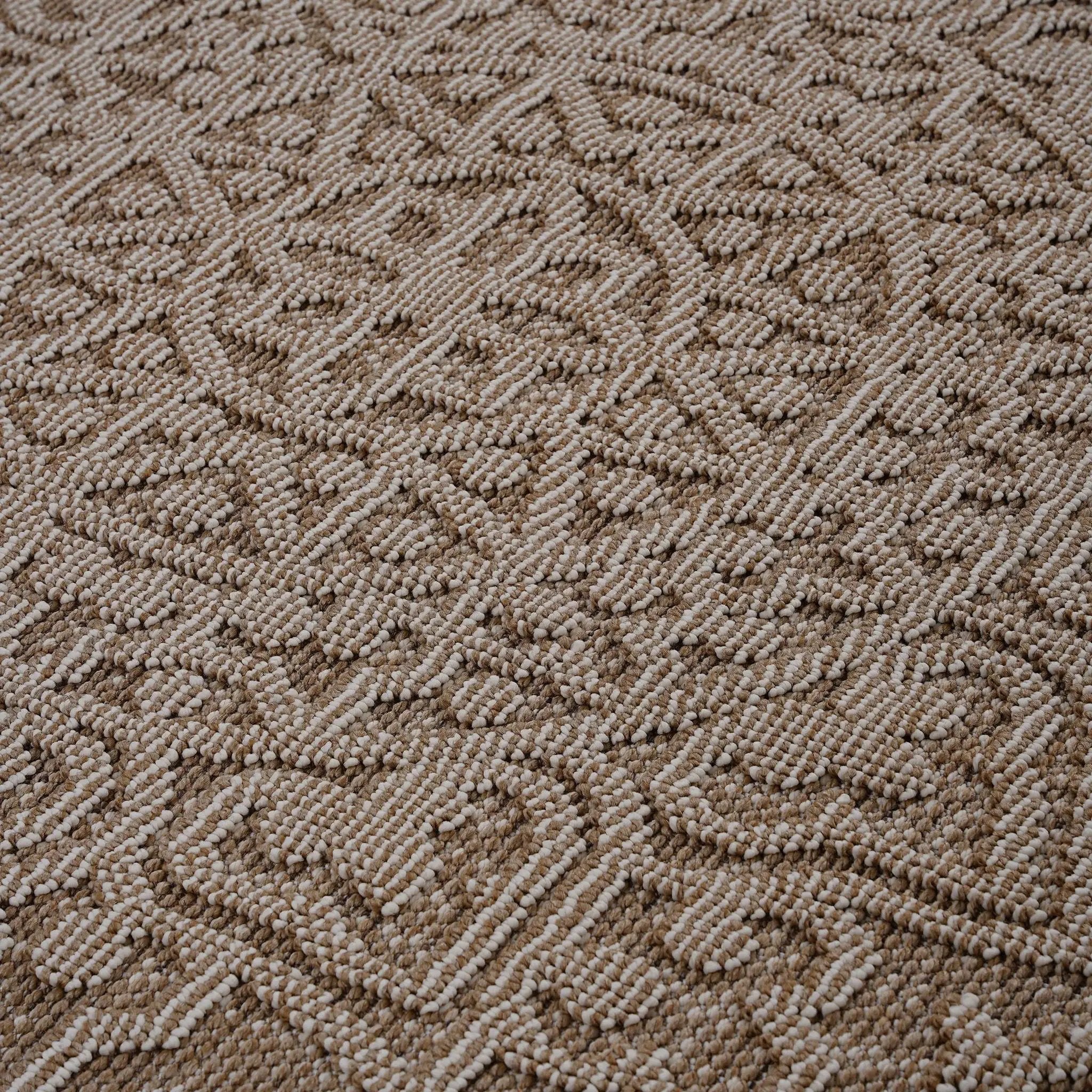 Guros - 8' X 10' Medallion Indoor / Outdoor Area Rug - Beige by Unique Piece Furniture