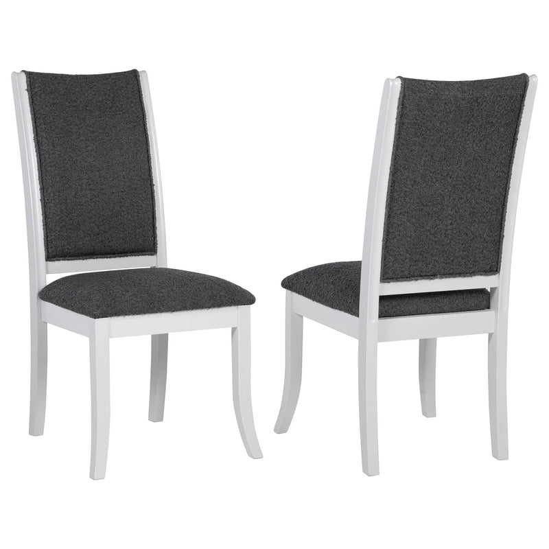 Tyler Pearl - Upholstered Dining Side Chair (Set of 2) - Taupe by HouseOfZazla