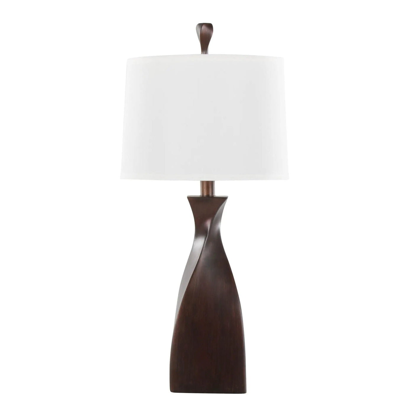 Curvo - Contemporary Polyresin Table Lamp (Set of 2) by HouseOfZazla